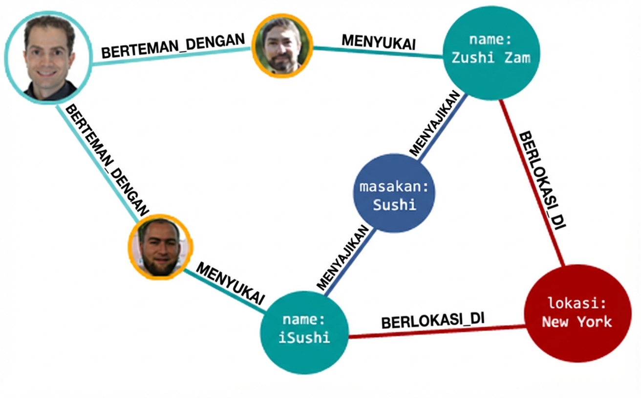 Diagram basis data graf