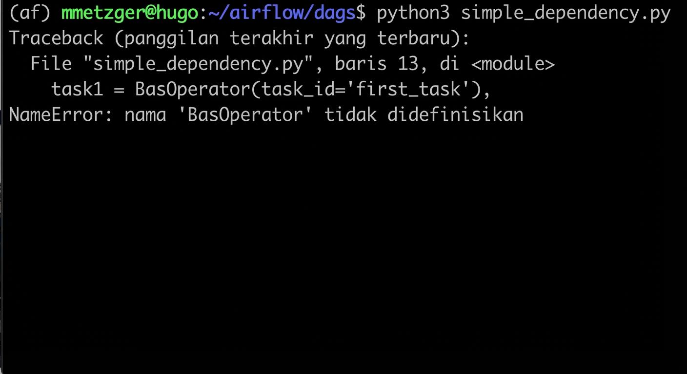 python3 - error
