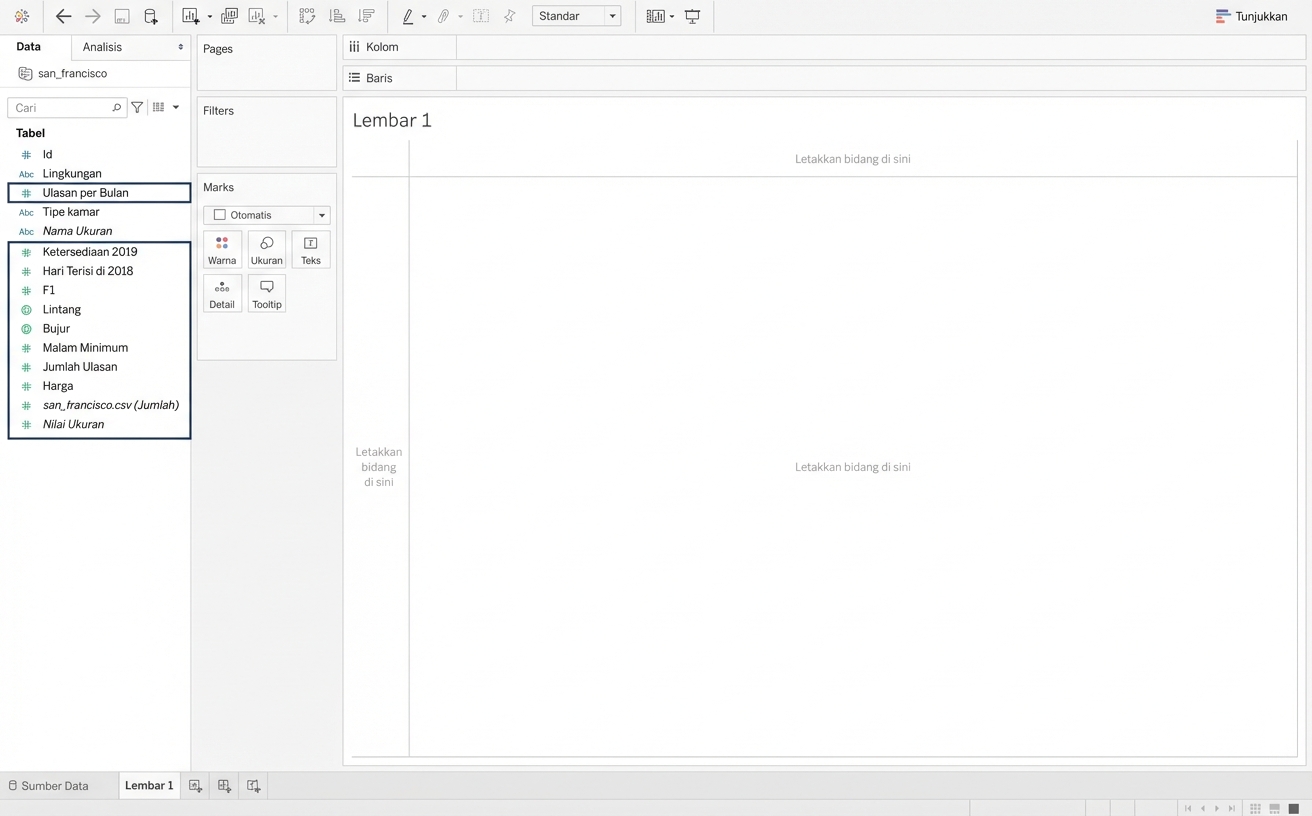 field kontinu berwarna hijau