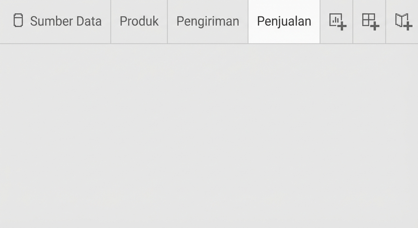 Tangkapan layar menambah sheet ke workbook