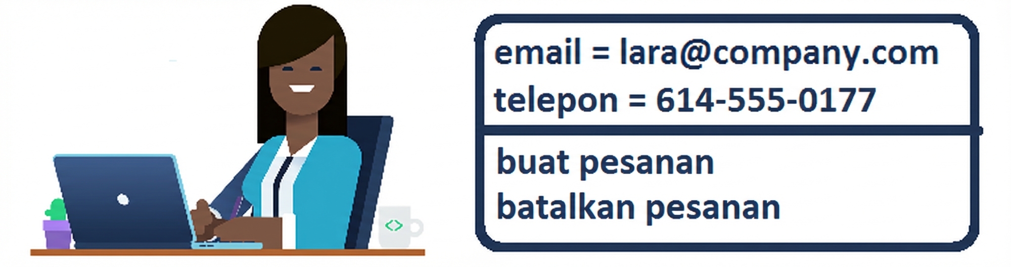 siluet orang dengan laptop merepresentasikan pelanggan