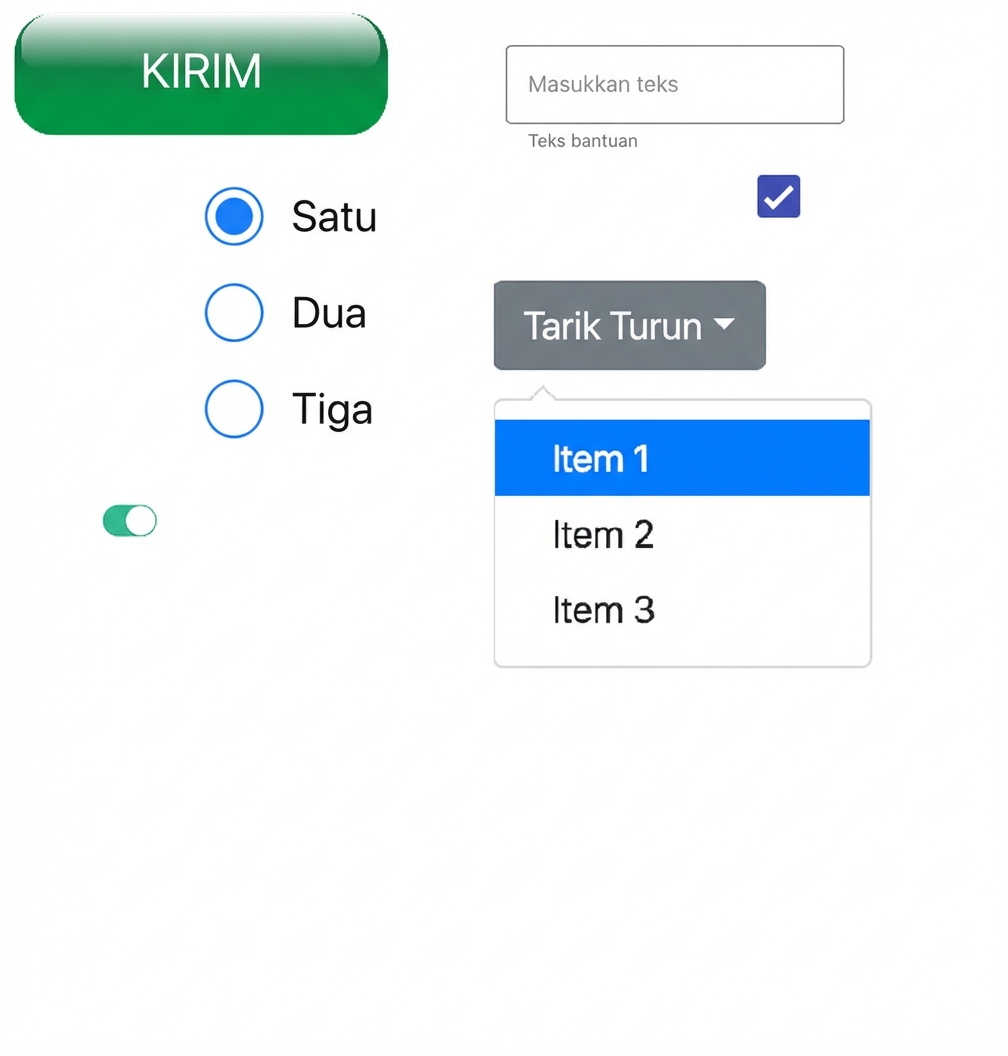 berbagai elemen GUI