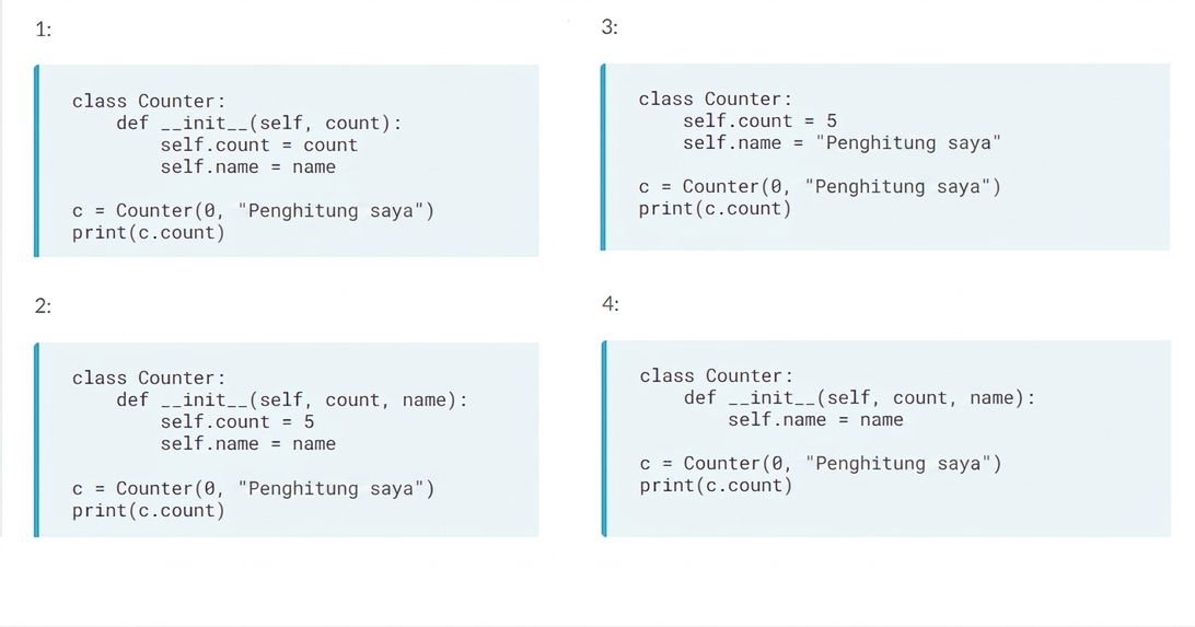 4 code blocks