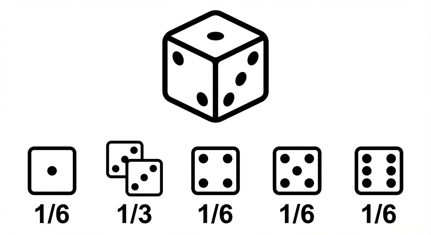 dadu enam sisi dengan dua sisi bertitik tiga.png