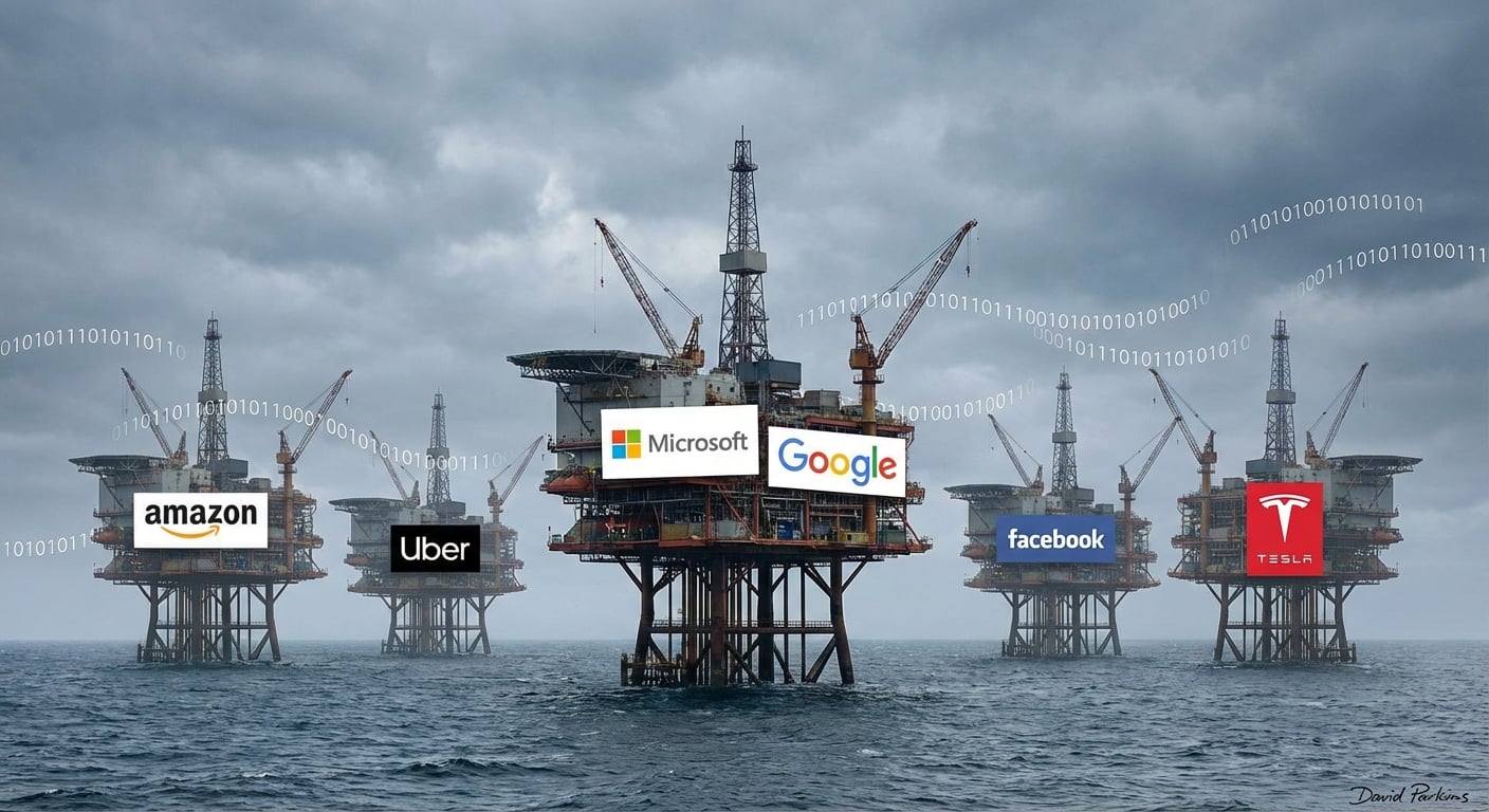 data adalah minyak baru - sampul the economist