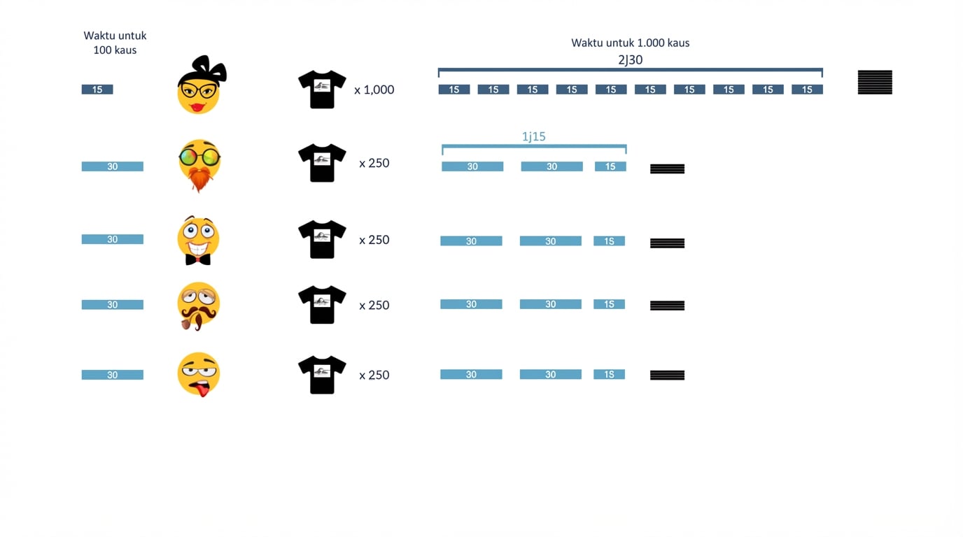 asisten penjualan senior selesai dalam dua jam tiga belas menit