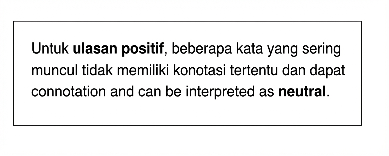 paragraf dengan huruf tebal