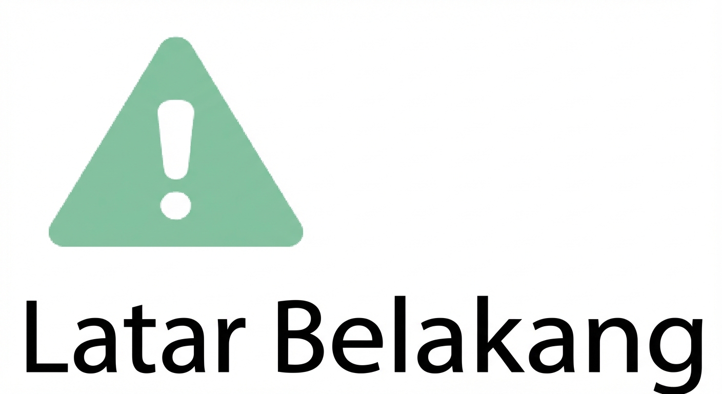 rambu segitiga dengan tanda seru dan tulisan latar di bawahnya