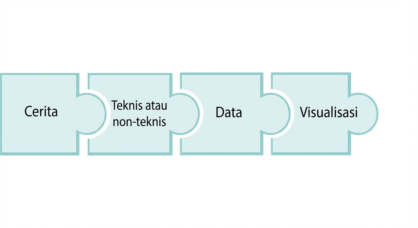 potongan puzzle dengan kata viz