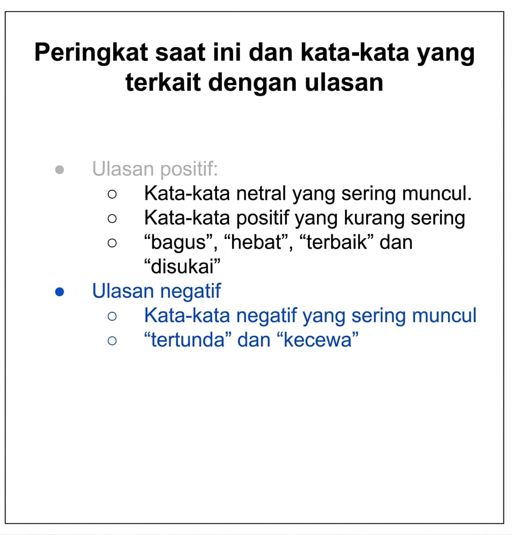 teks dengan satu bullet abu-abu dan satu biru