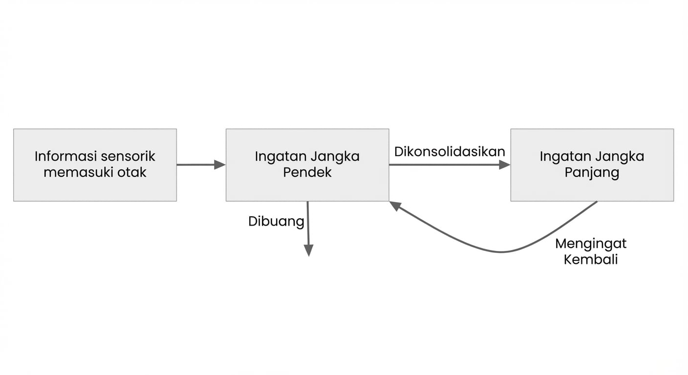 Cara kerja memori jangka pendek