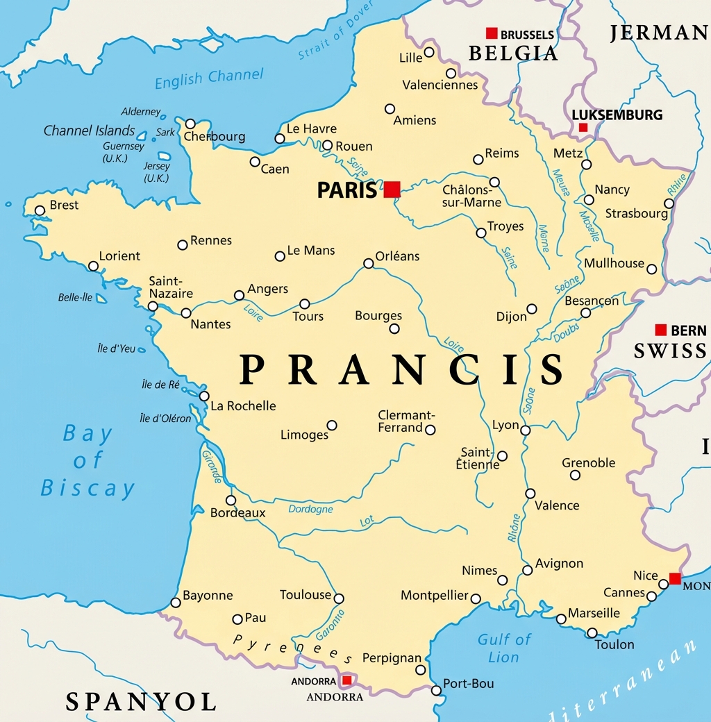 Peta Prancis.