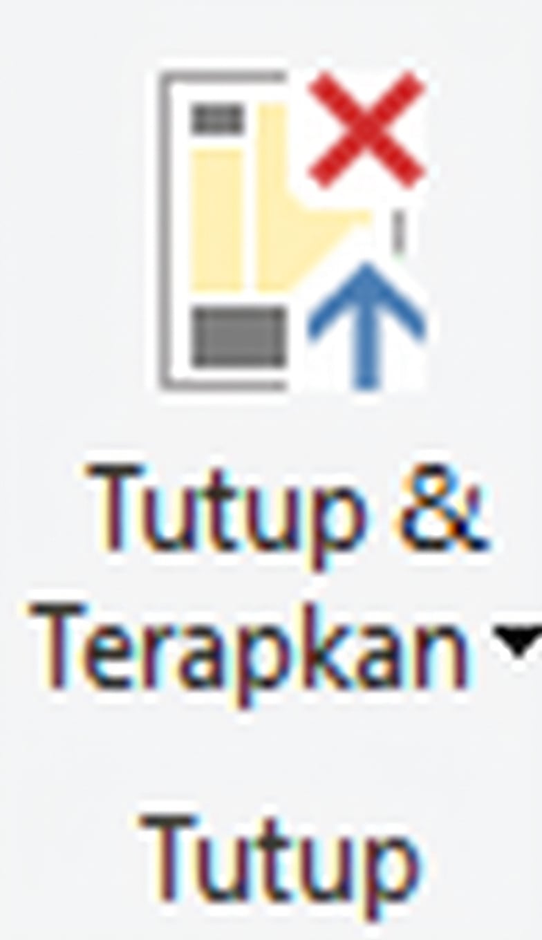 Tangkapan layar antarmuka PowerBI yang menampilkan ikon Transform Data yang membuka editor Power Query saat diklik.
