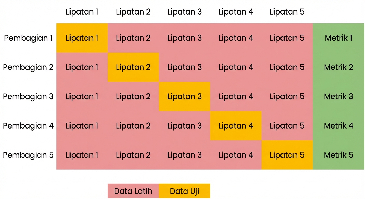 ulang dengan lipat kelima