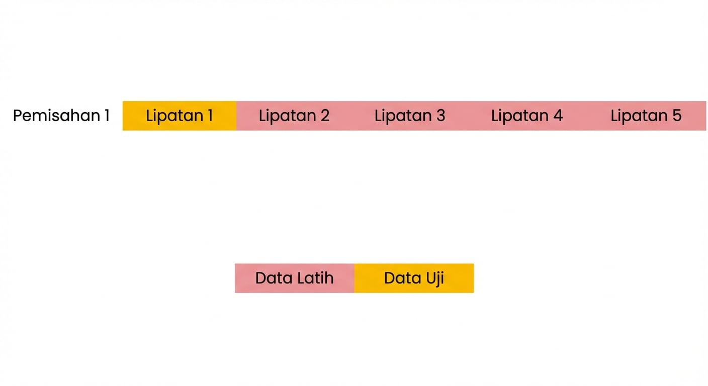 lipat 2–5 digunakan sebagai data latih