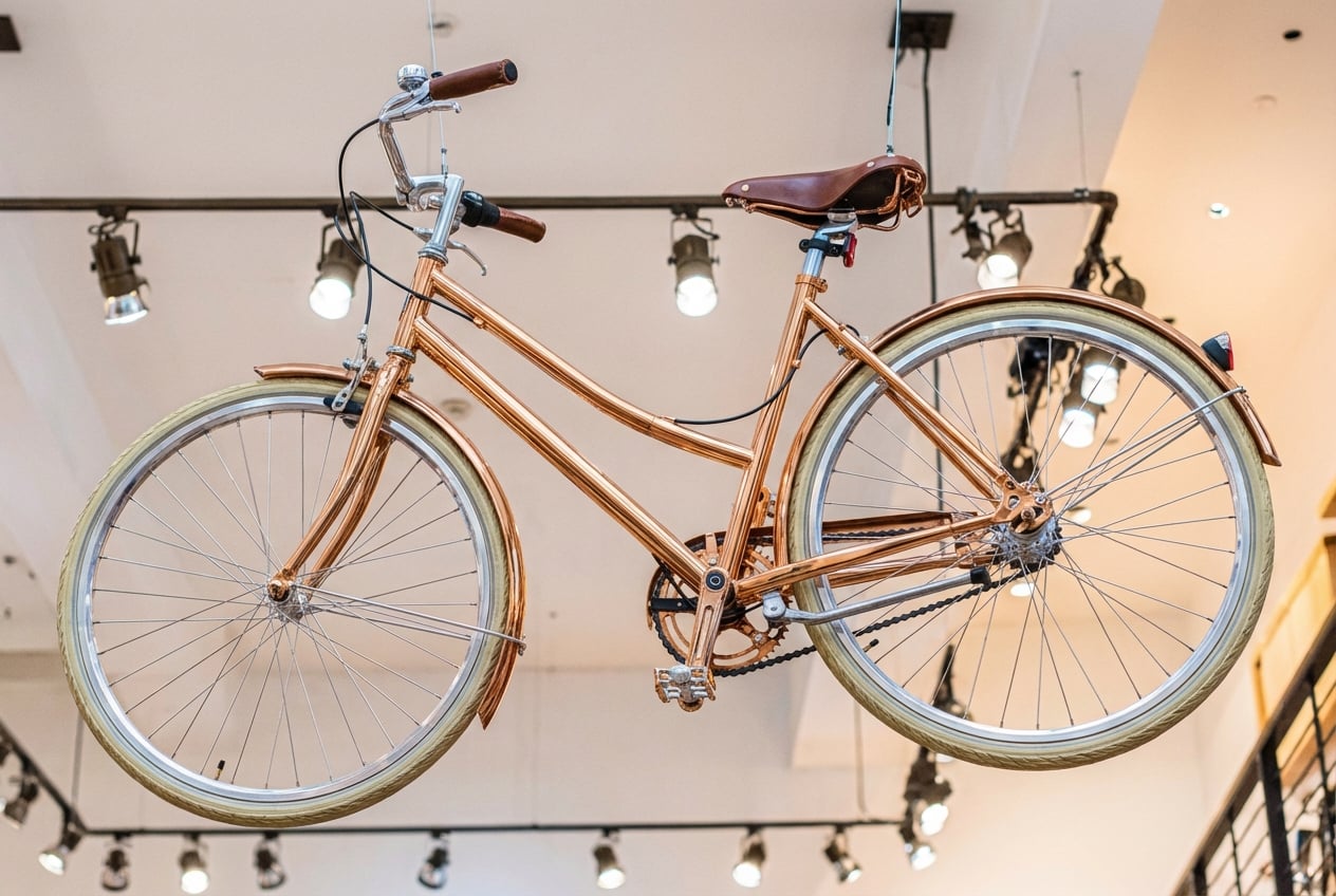 Sepeda Shinola dipajang oleh Amin Hasani