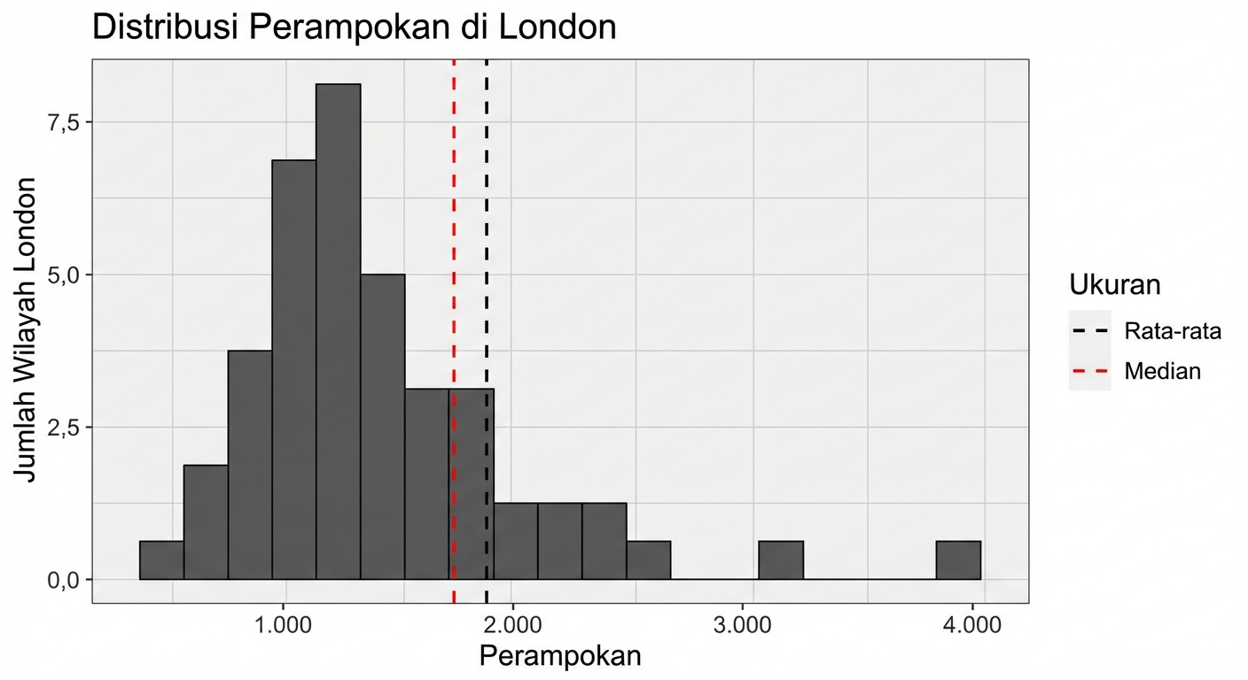 histogram perampokan dengan garis putus-putus hitam untuk mean dan merah untuk median.png
