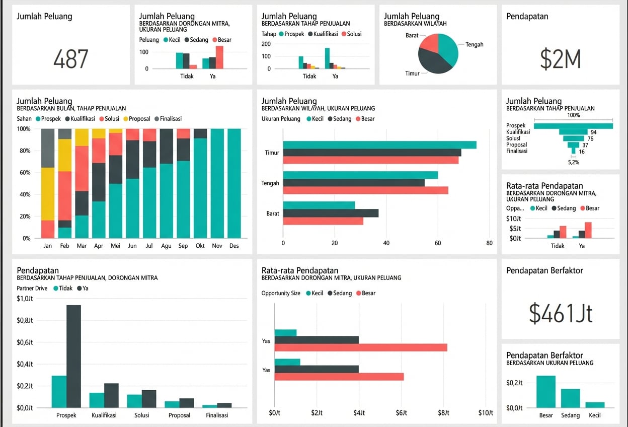 Contoh Dasbor Power BI