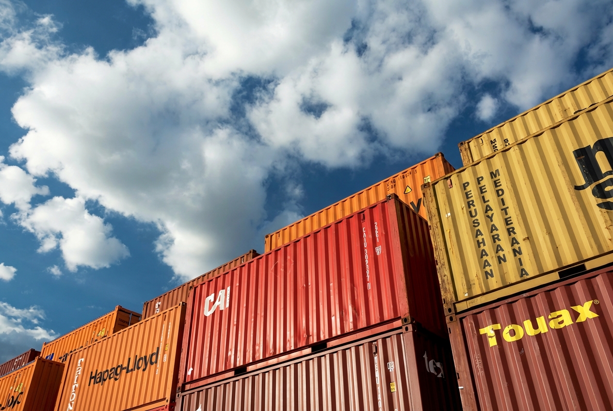 foto kontainer transportasi