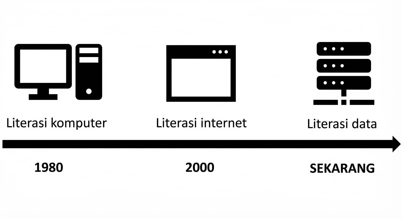 linimasa menuju era data