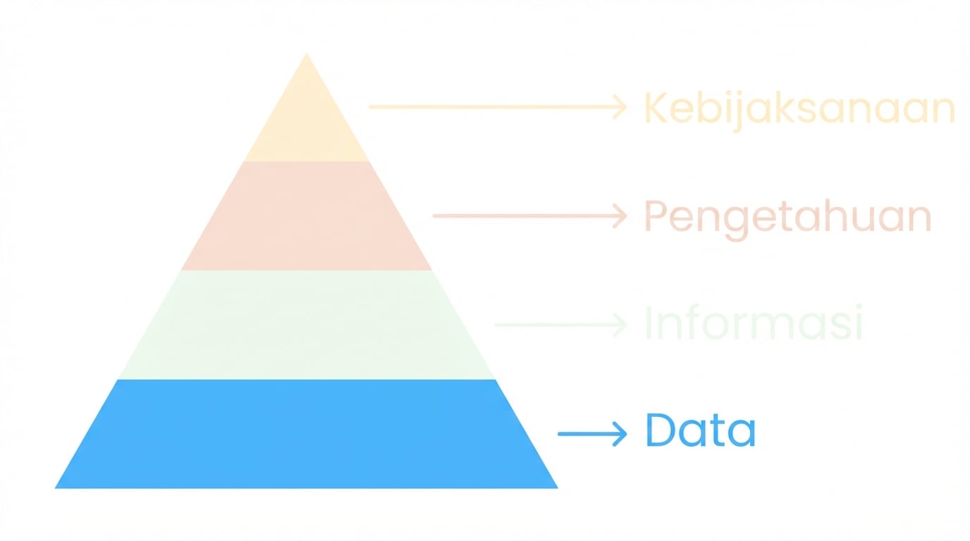 DIKW dengan data disorot