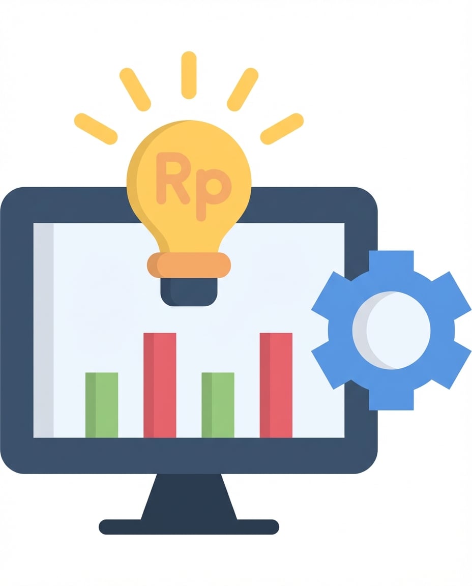 Ikon yang mewakili penggunaan data