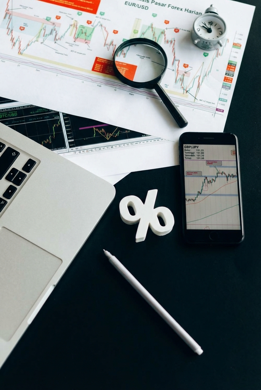 Gambar komputer dan data untuk dianalisis