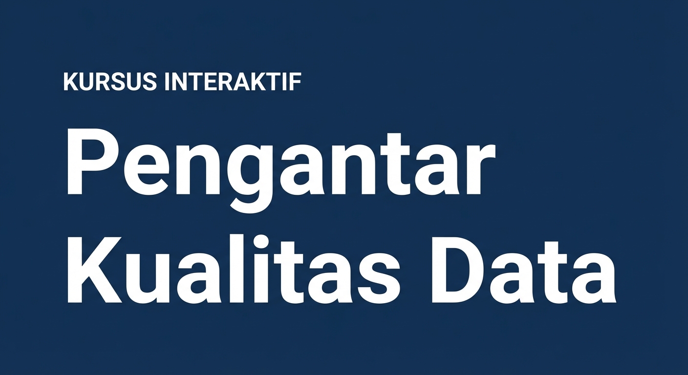 kursus kualitas data