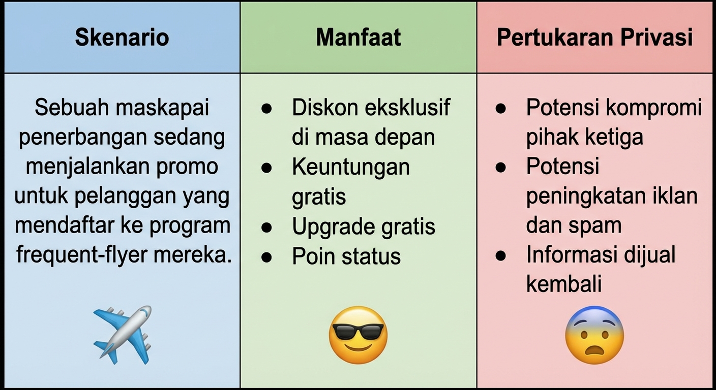 Bagan trade-off program loyalitas