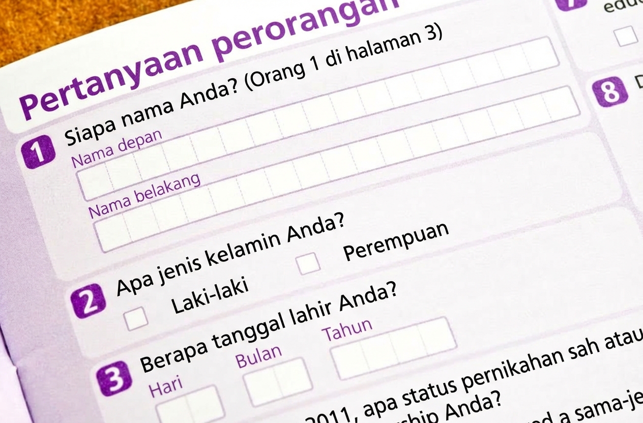 Survei yang menanyakan informasi pribadi