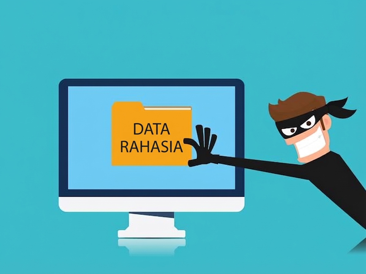 Peretas mencuri data