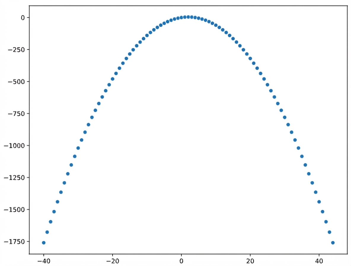 Hubungan kuat dengan koefisien korelasi linier rendah