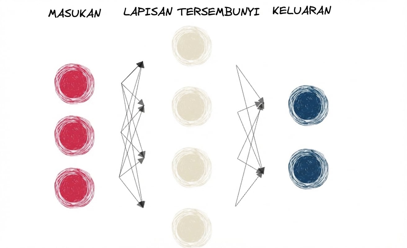 Diagram jaringan saraf kecil