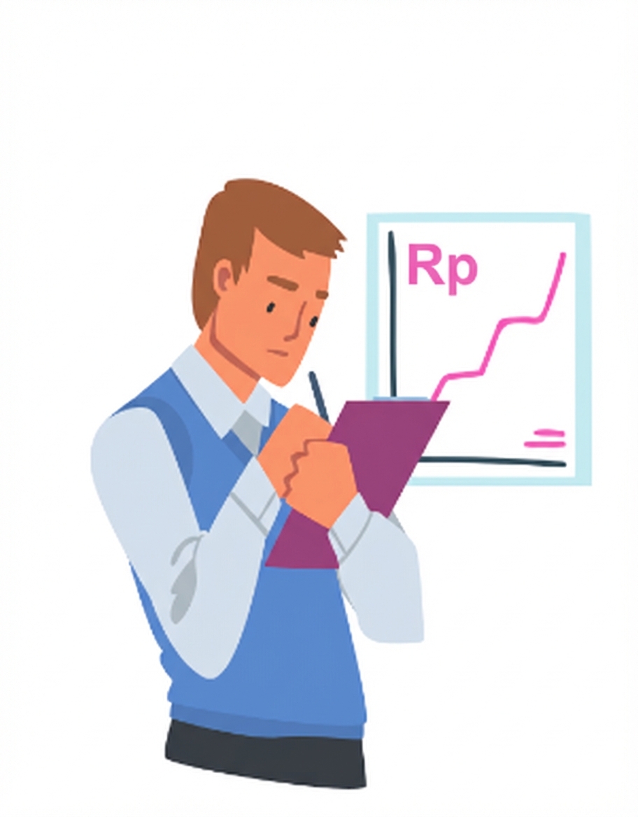 Orang merangkum informasi