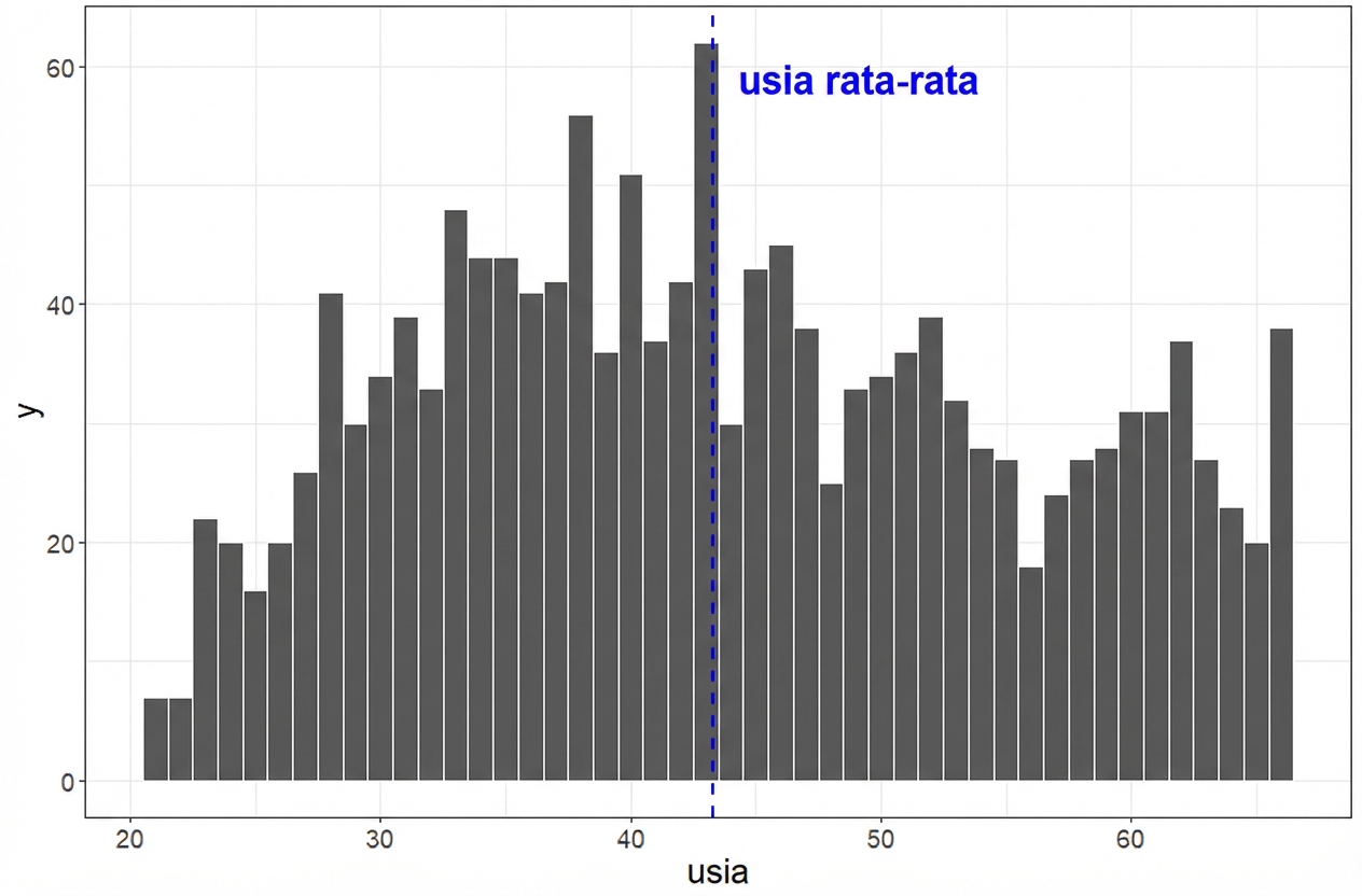 Histogram usia