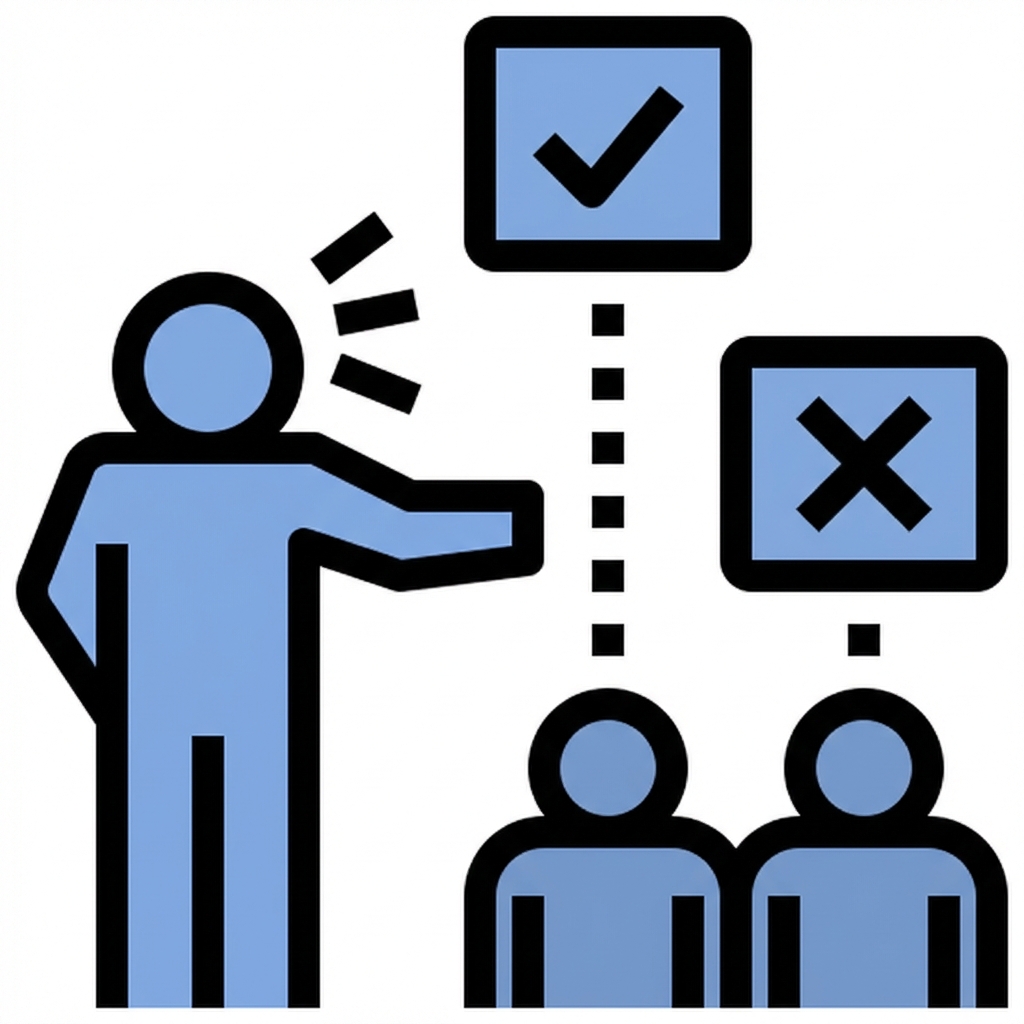 Ilustrasi penilaian yang bias.