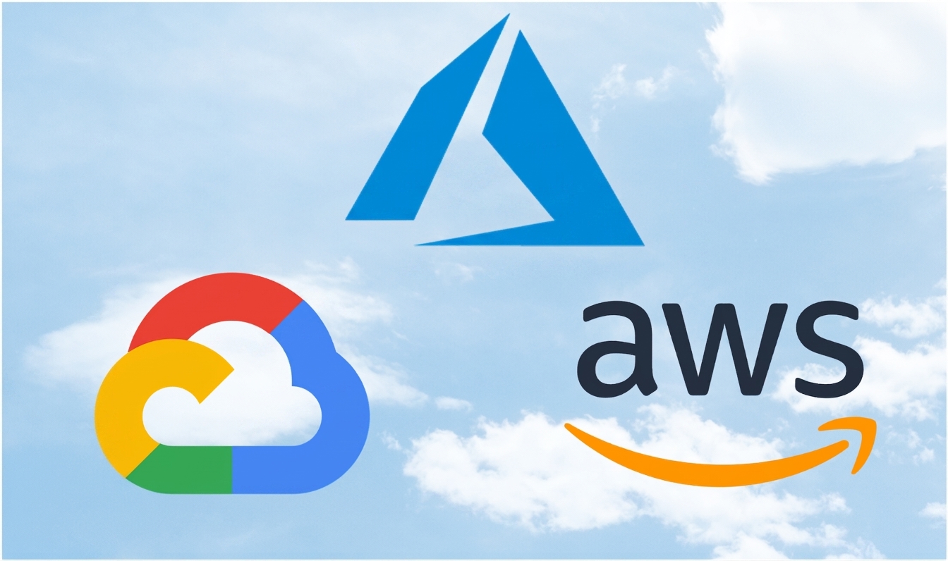 Google Cloud, Azure dan AWS