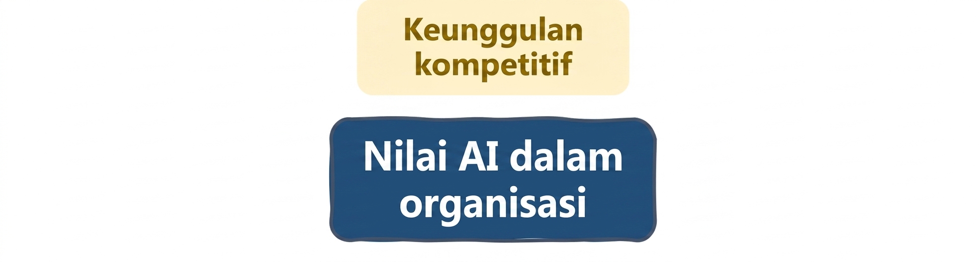 Nilai AI dalam organisasi: keunggulan kompetitif