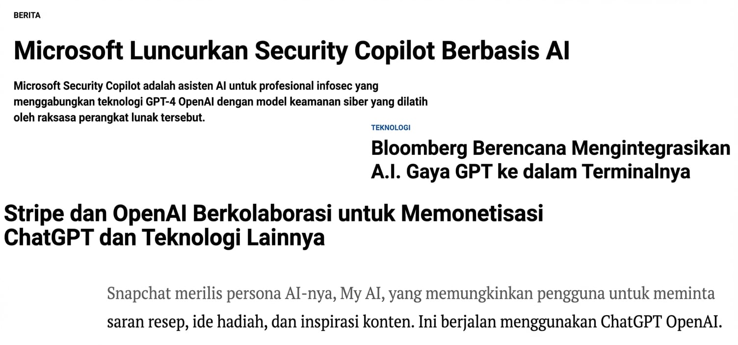 Gambar yang mewakili artikel tentang perusahaan yang berlomba memanfaatkan LLM.