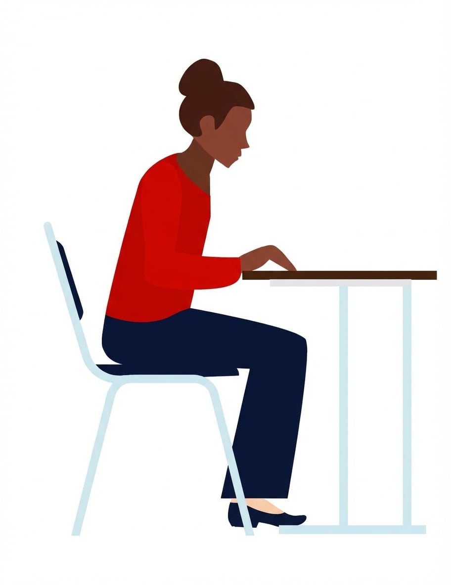 Gambar anak mengerjakan ujian