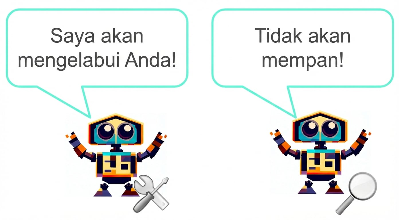 Gambar algoritme generator menantang algoritme discriminator untuk mengklasifikasi beberapa gambar anak anjing yang mirip bagel