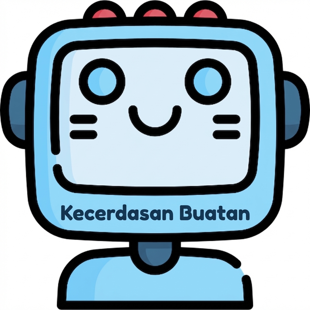 Ikon robot lucu.