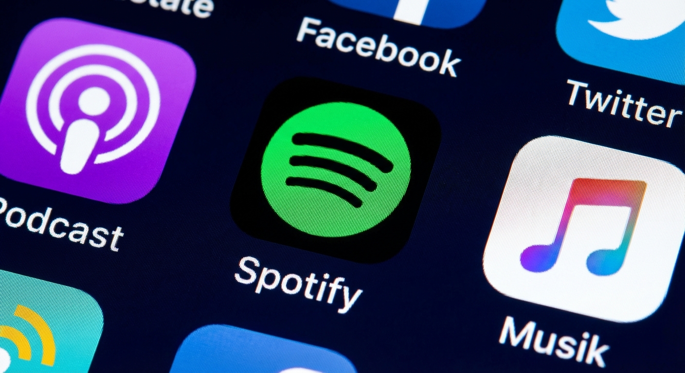 Gambar logo Spotify.