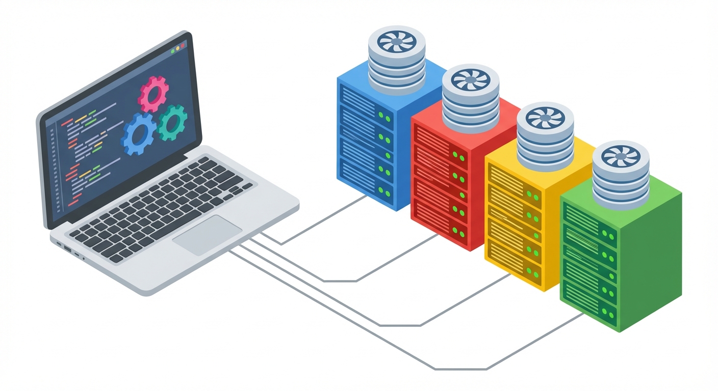 Sebuah ikon yang menggambarkan sistem kecerdasan buatan (AI).