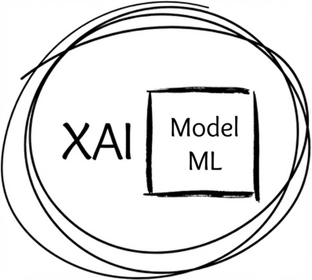 Ilustrasi cara kerja XAI.