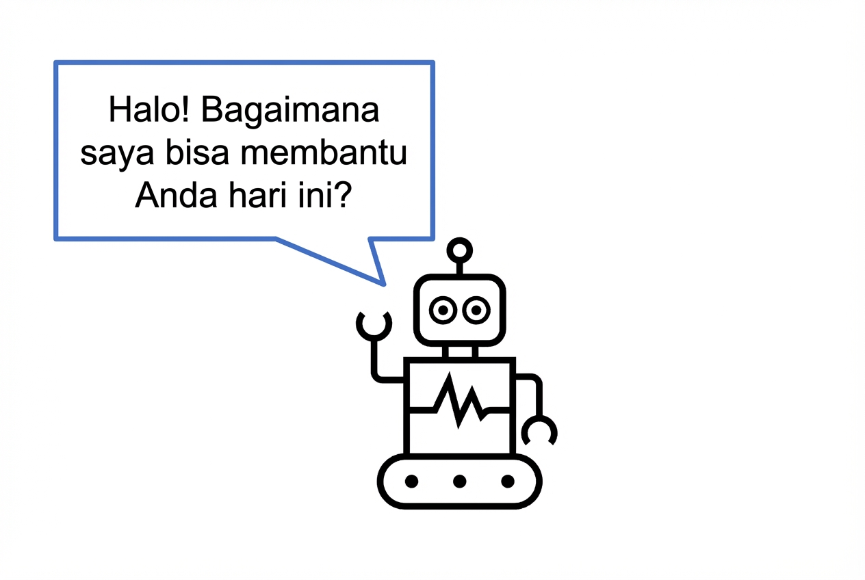 Bot obrolan yang menanyakan tentang hari Anda.