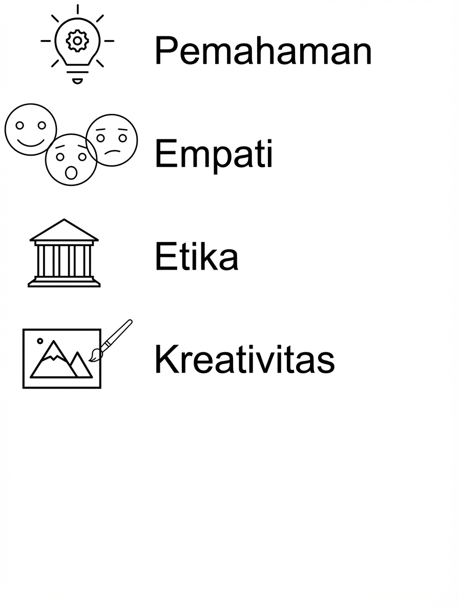 Pemahaman. Empati. Etika. Kreativitas.