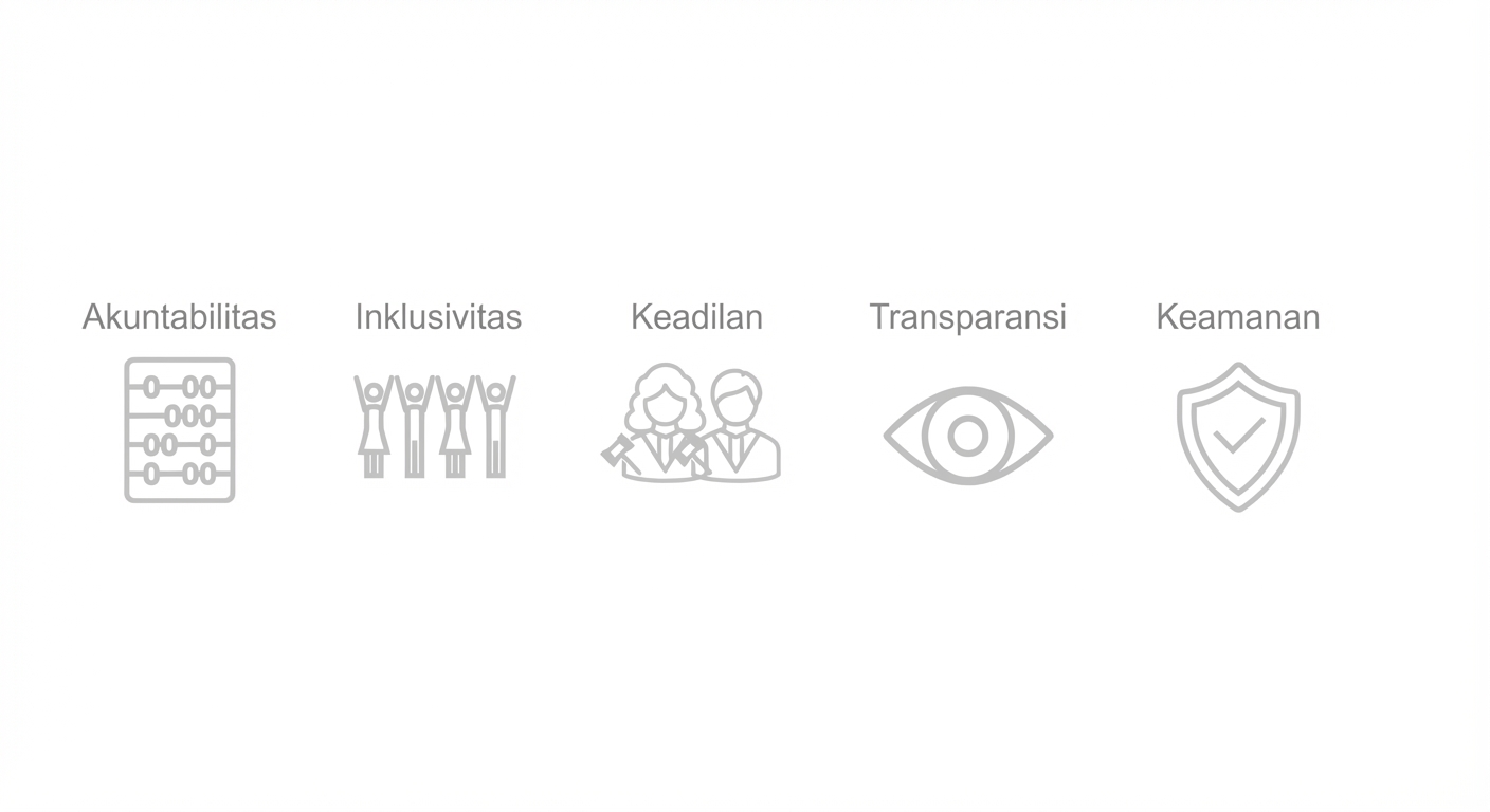 Perisai dengan kata "Keamanan".