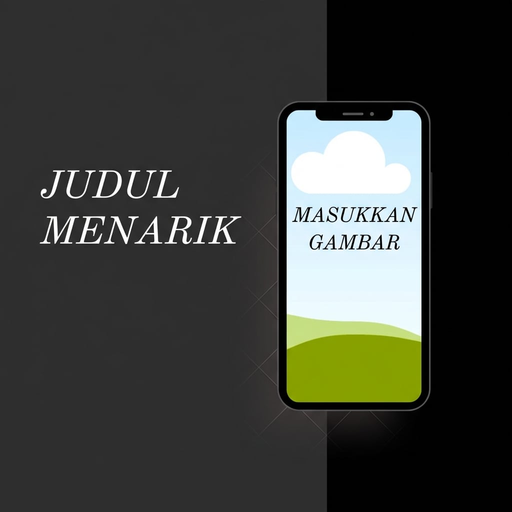 Wireframe untuk iklan media sosial.