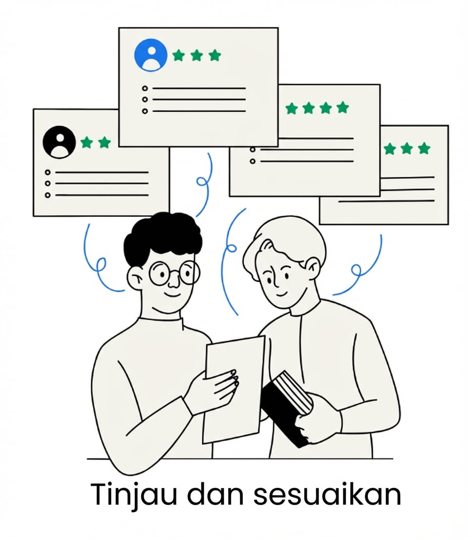 Tinjau dan sesuaikan